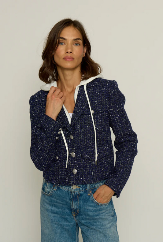 Crop Tweed Dickie Blazer