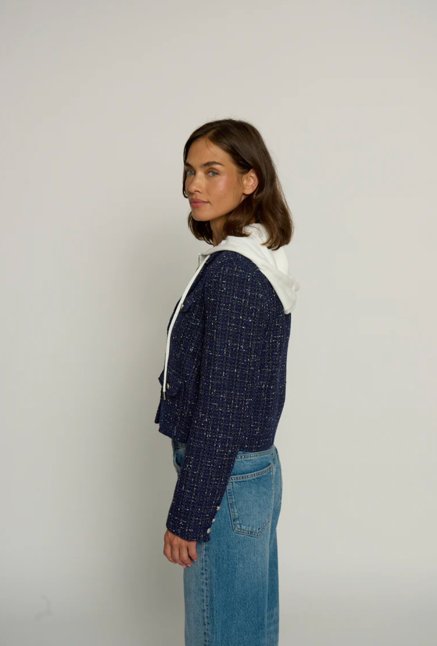 Crop Tweed Dickie Blazer