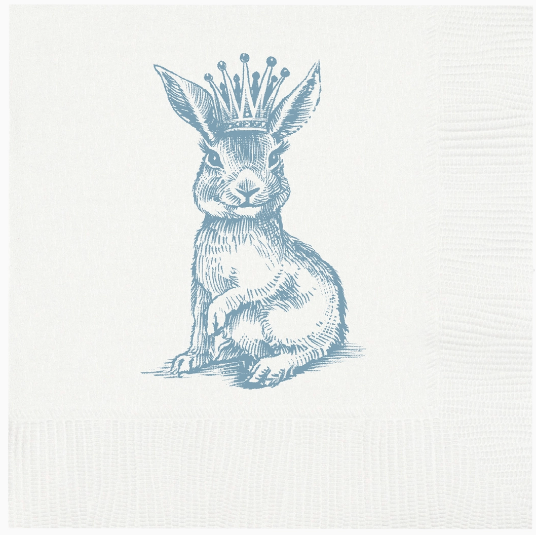 Royal Bunny Beverage Napkins