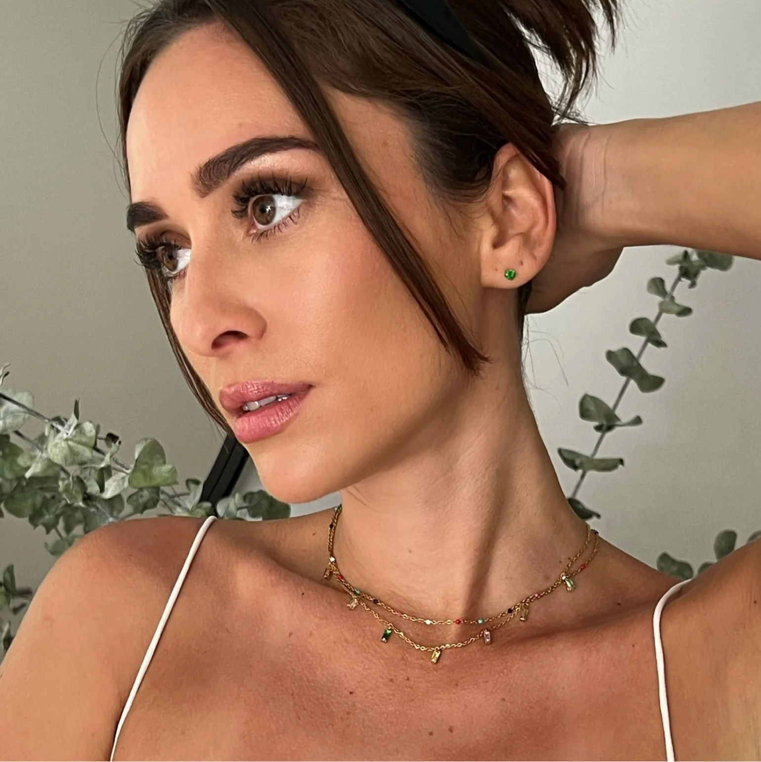 Gwen Colorful Dainty Enamel Beaded Necklace