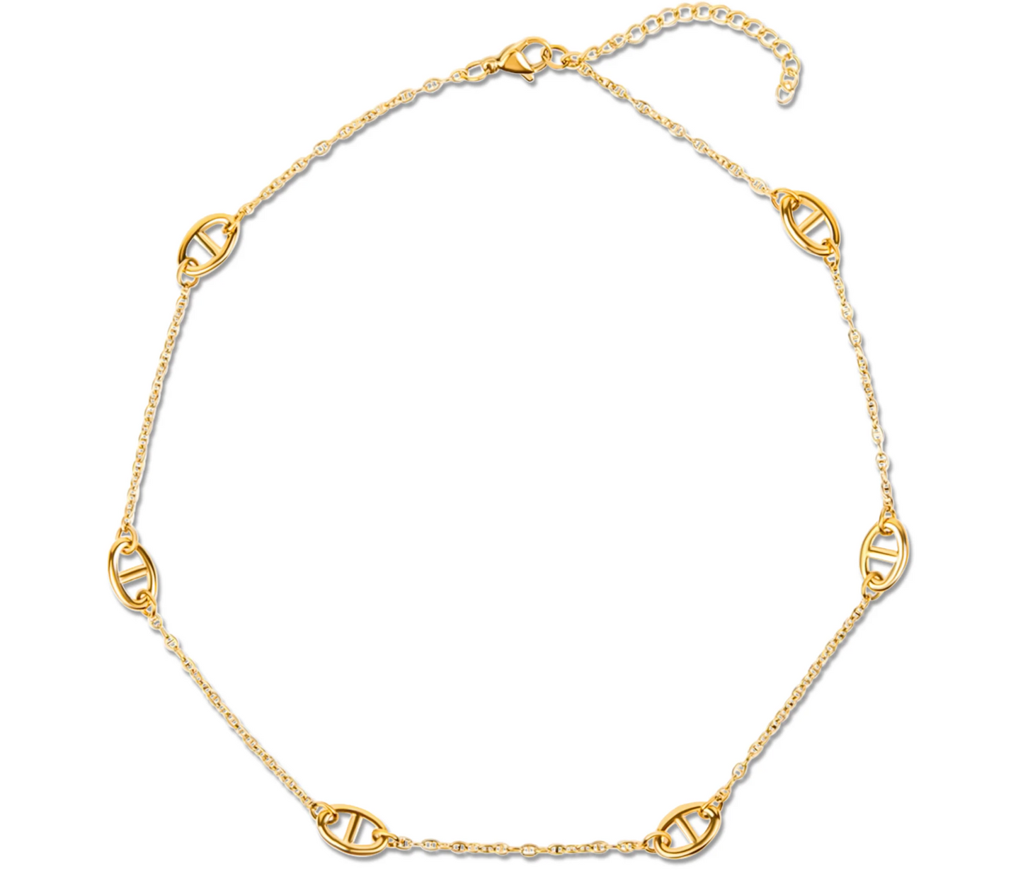 Mabel Anchor Chain Necklace