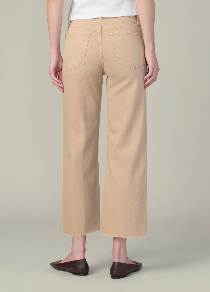 The Blake Cropped Wide Leg with Raw Hem