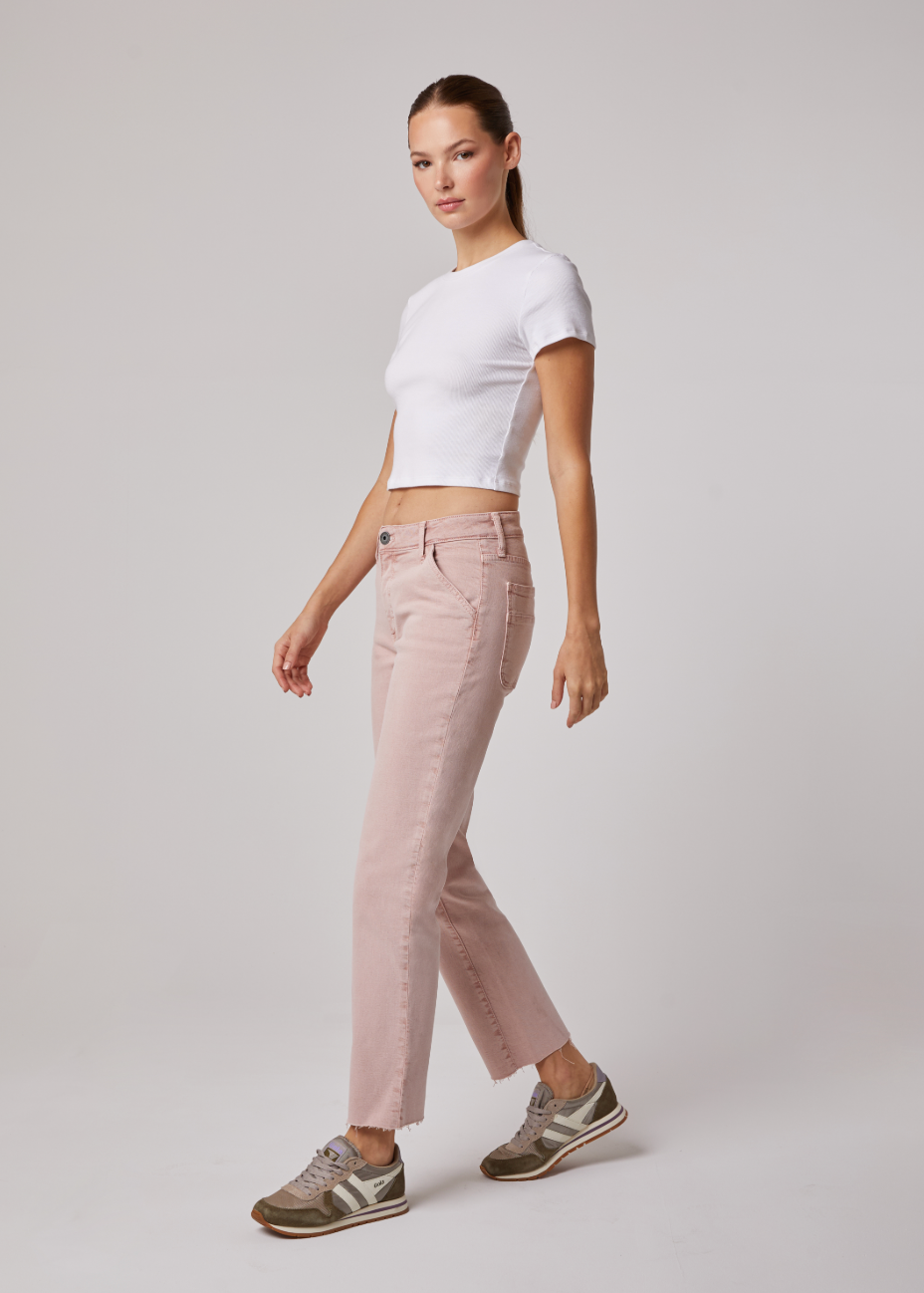 Charlie High Rise Straight Jeans