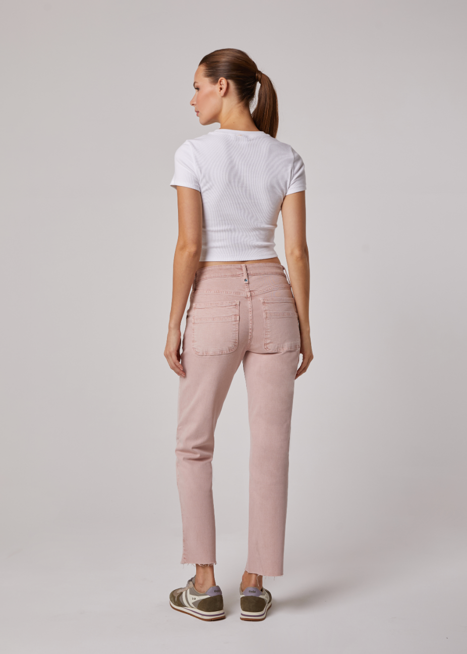 Charlie High Rise Straight Jeans