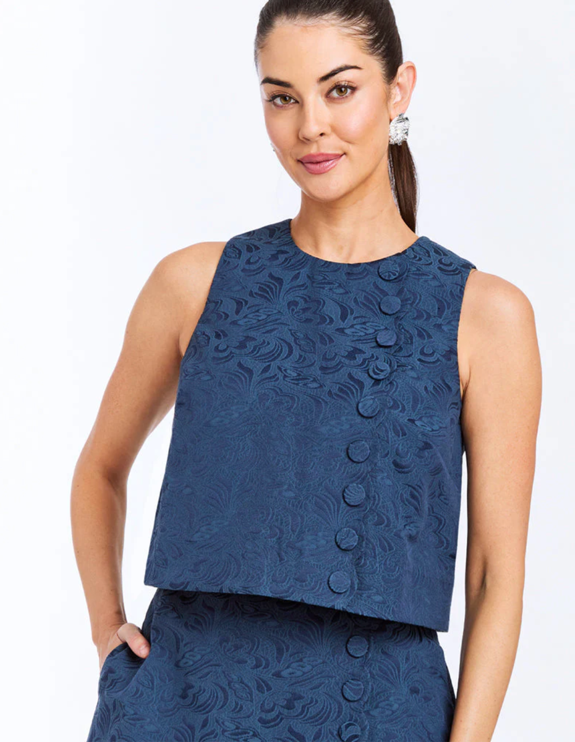Etta Scallop Top