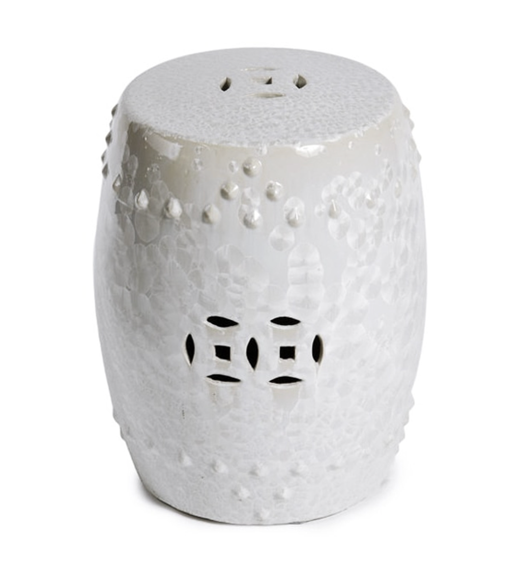 Crystal Shell Garden Stool