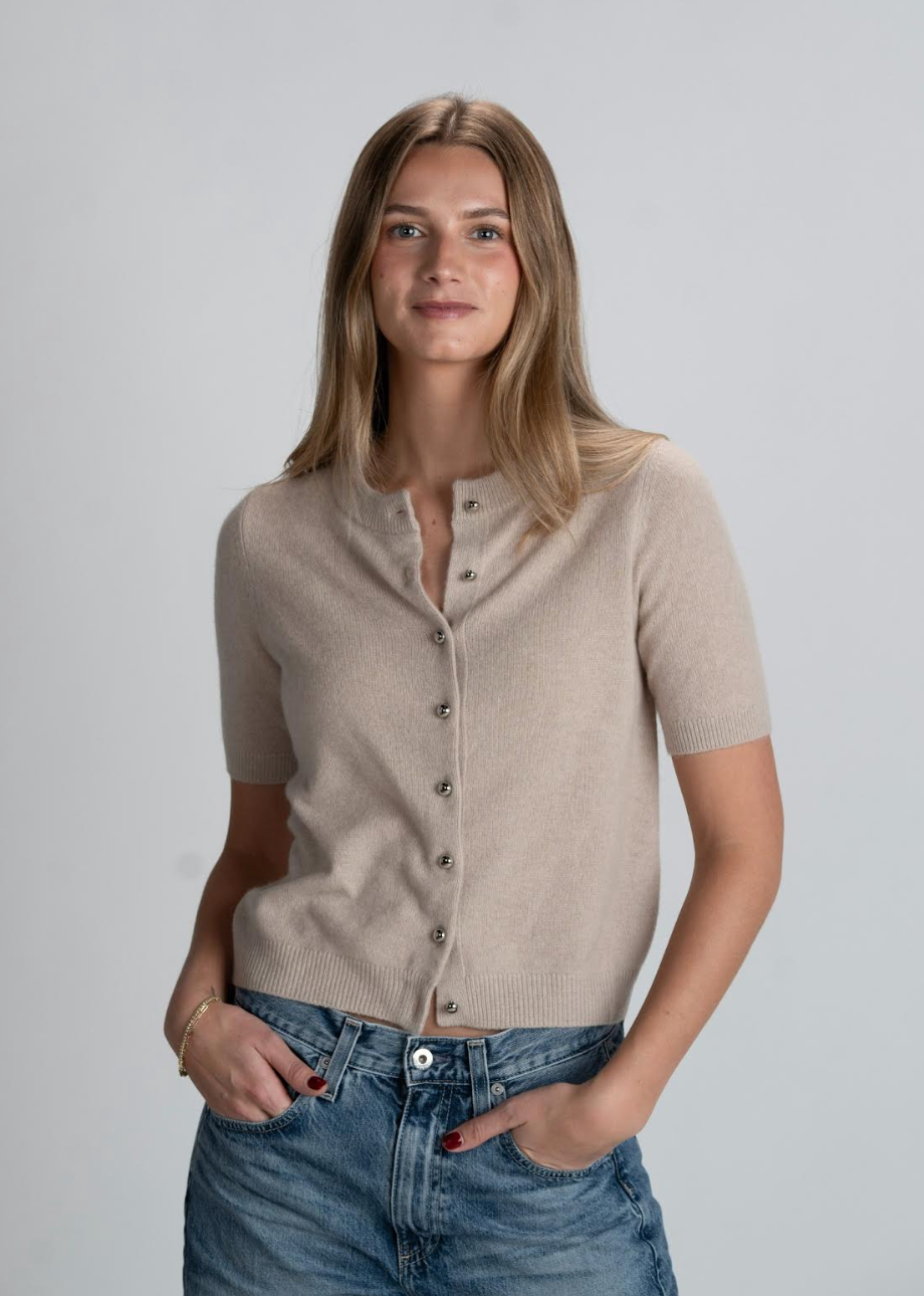 Ashton Short Sleeve Crew Cardy