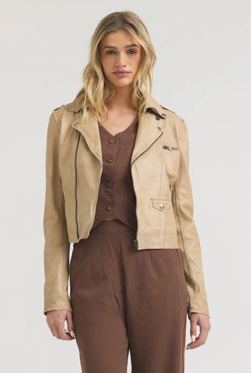 Piper Patina Leather Jacket