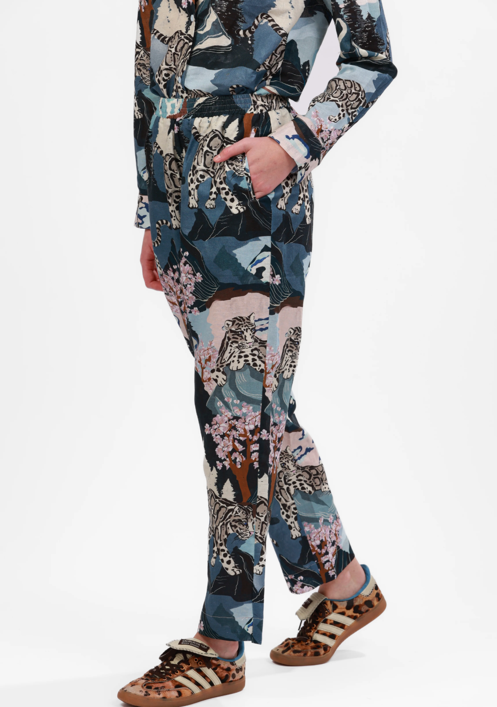 Pant Snow Leopard Blue