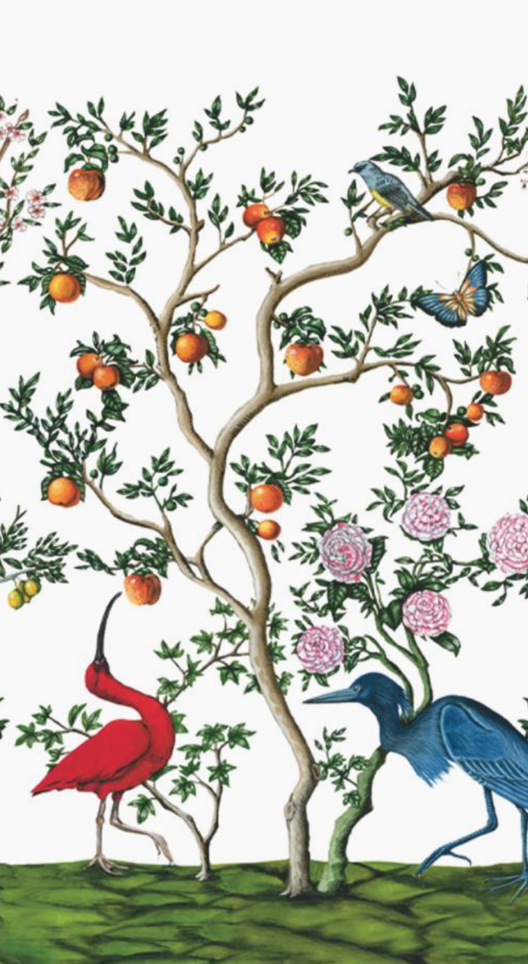 Bird & Branch Chinoiserie Guest Towel