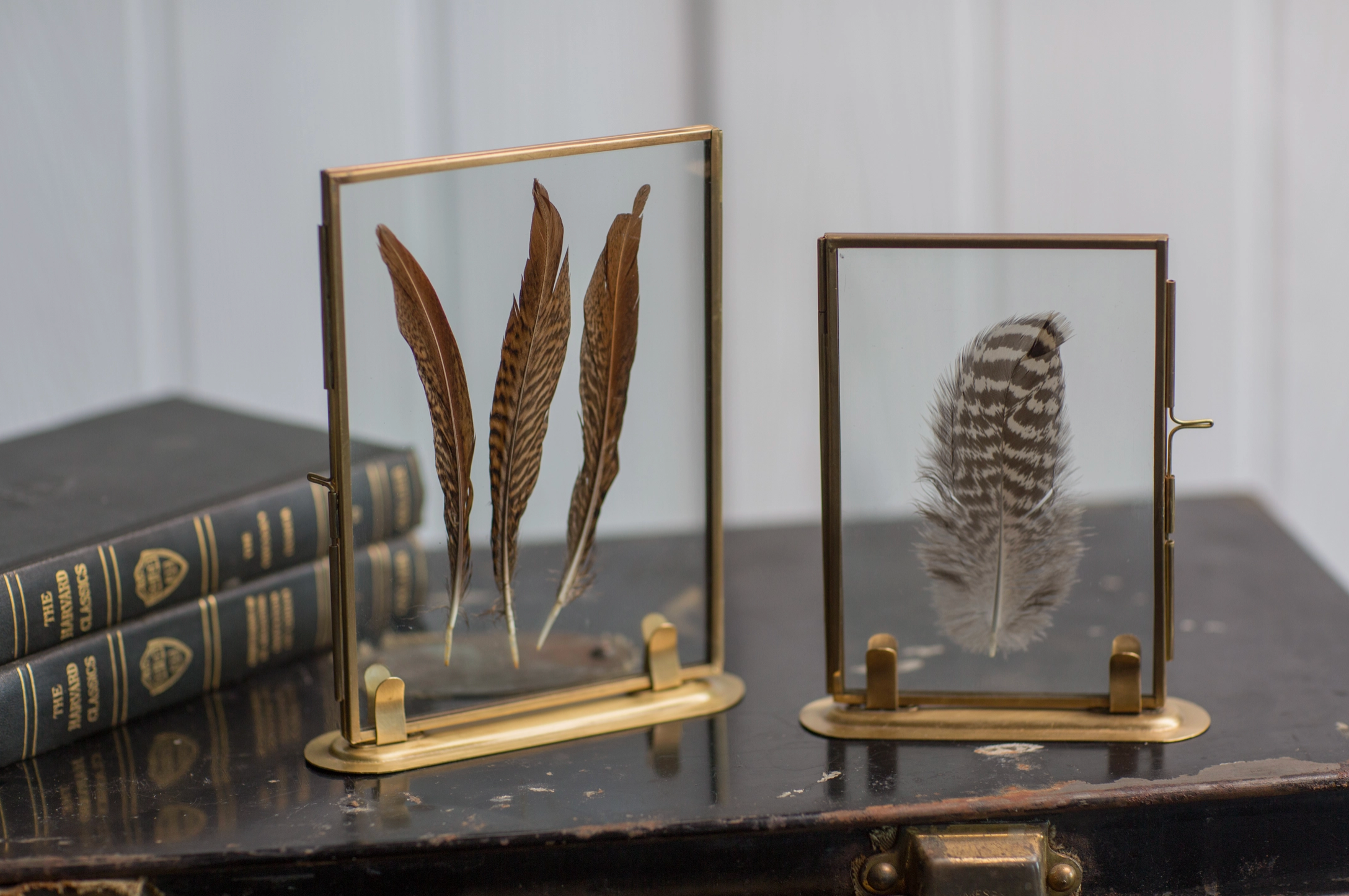 Solid Brass Frame with Stand