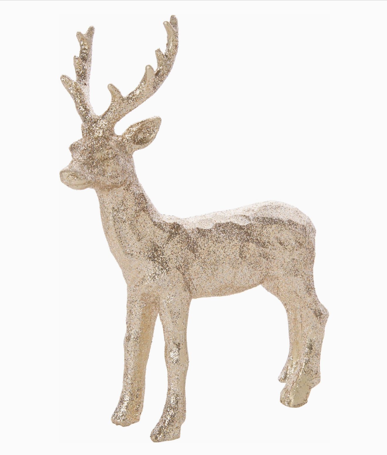 Glitter Resin Tabletop Reindeer
