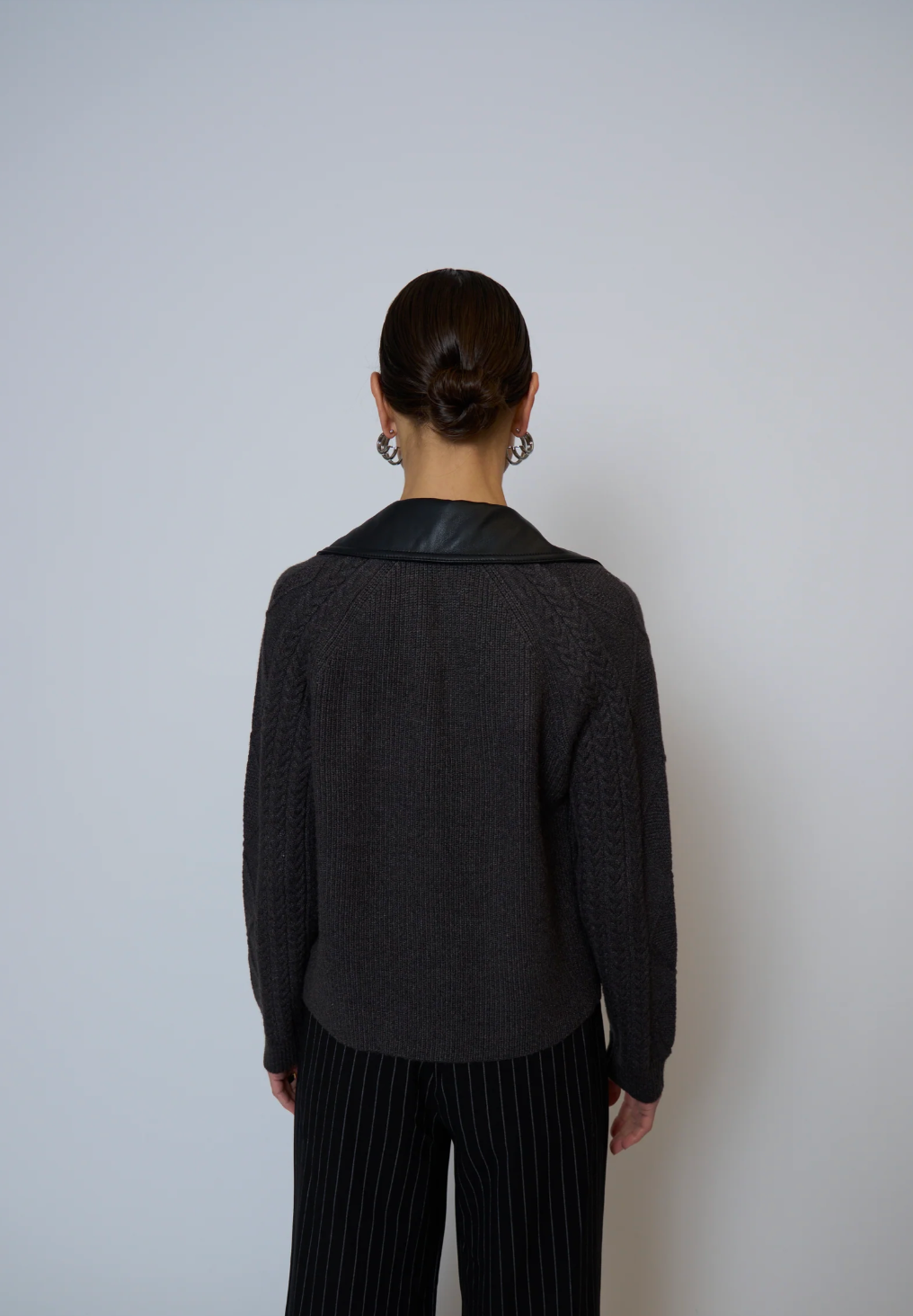 Milan Sweater Combo Trench Coat