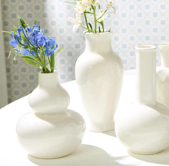 White Porcelain Vases