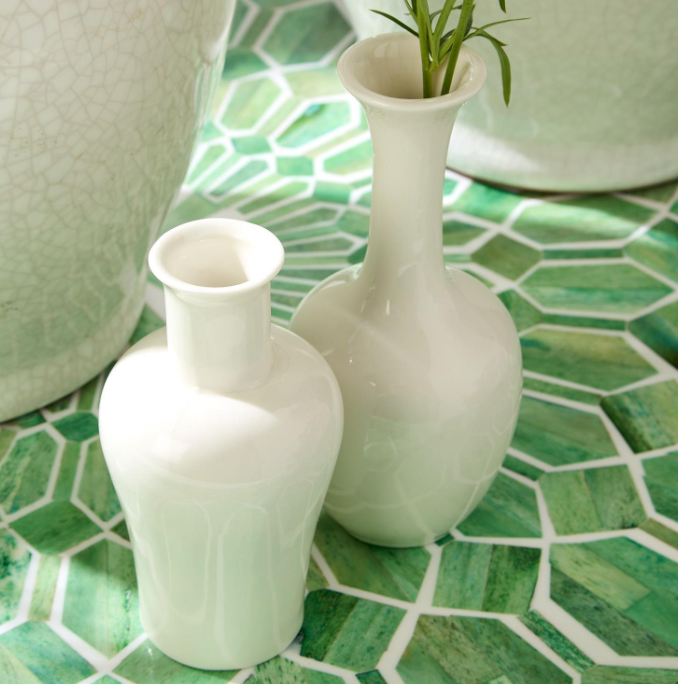 White Porcelain Vases