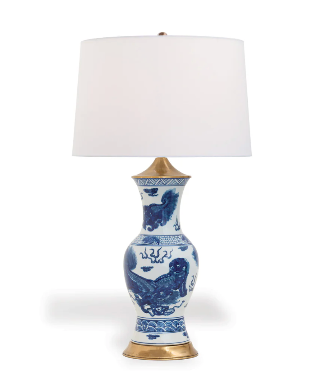 Chow Blue Lamp