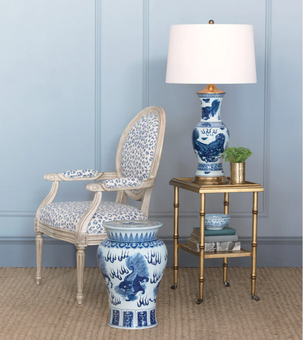 Chow Blue Lamp
