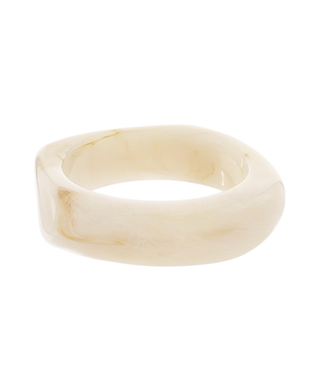 Marble Resin Bangle Bracelet