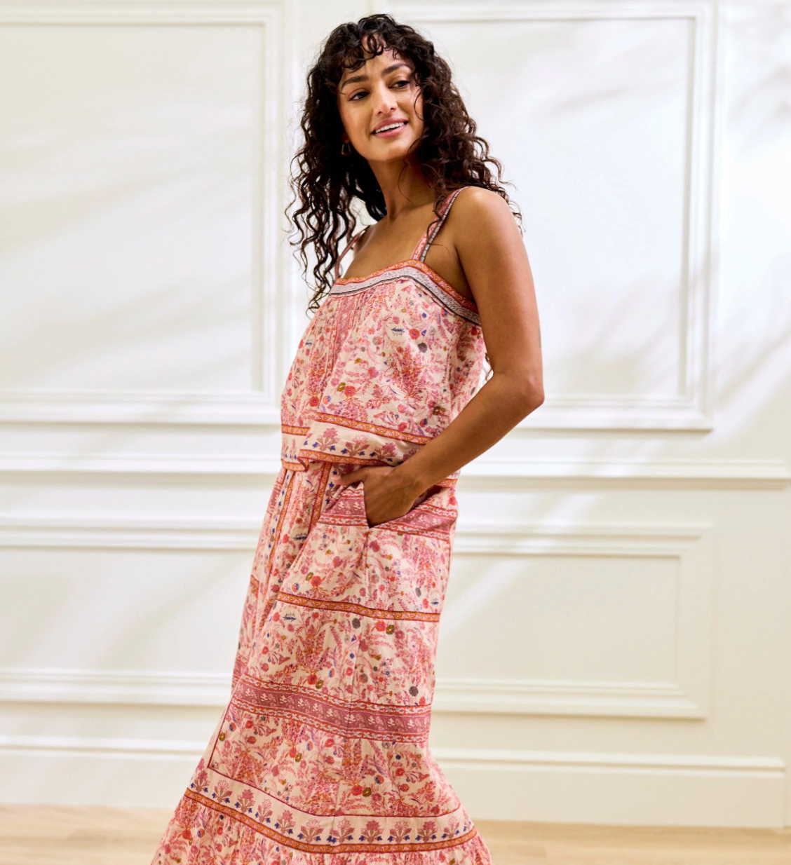 Elie Ankle Skirt - Dahlia