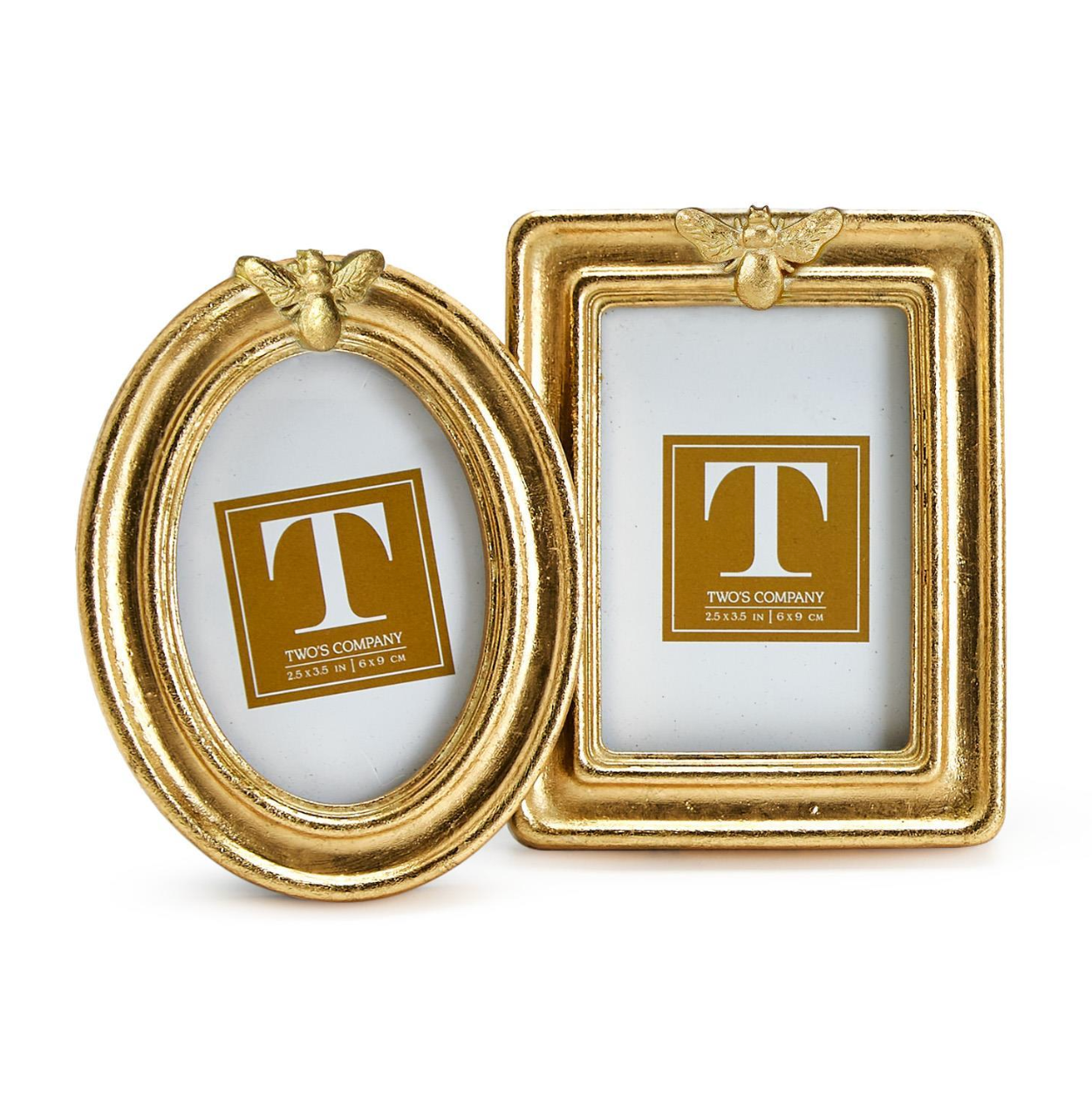 Golden Bees Gold Leaf Finish Photo Frame