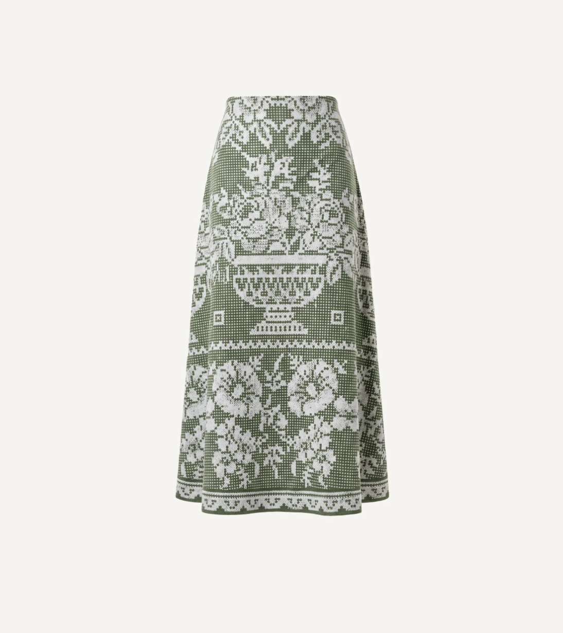 Jasmine Ankle Skirt - Verdant Flight