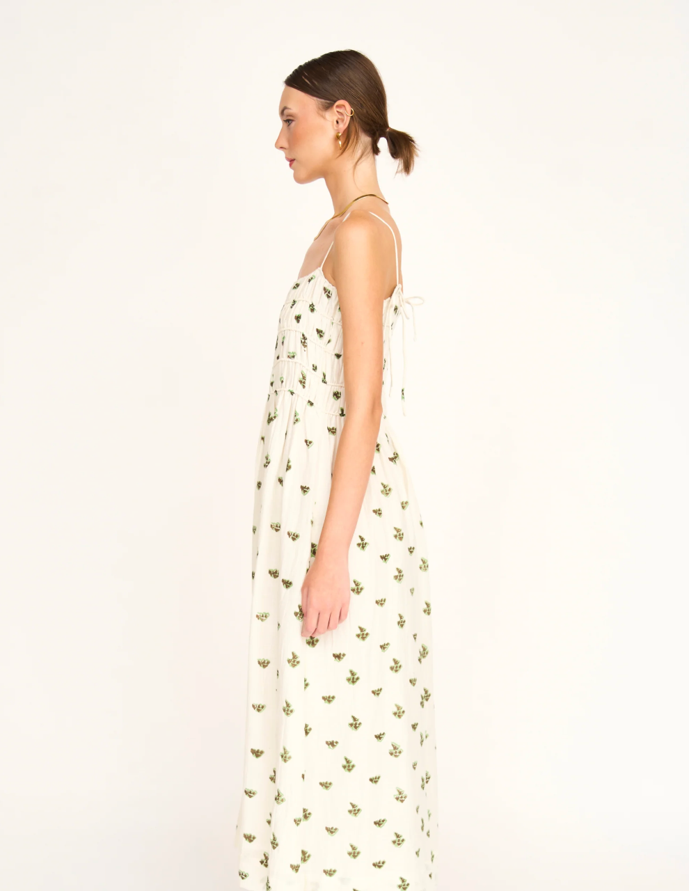 Puglia Dress in Chocolate Mint Boteh