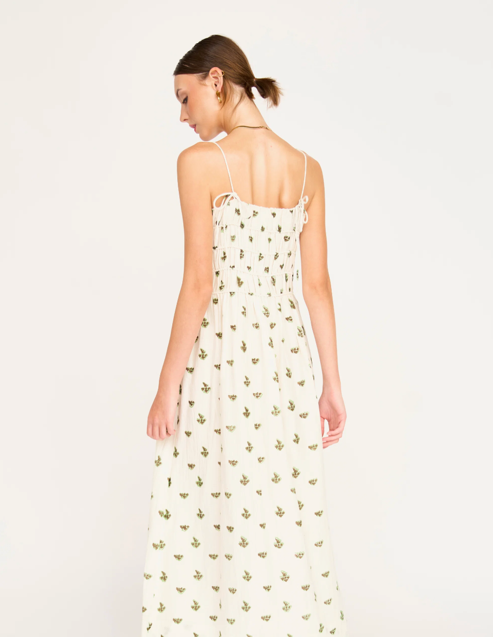 Puglia Dress in Chocolate Mint Boteh