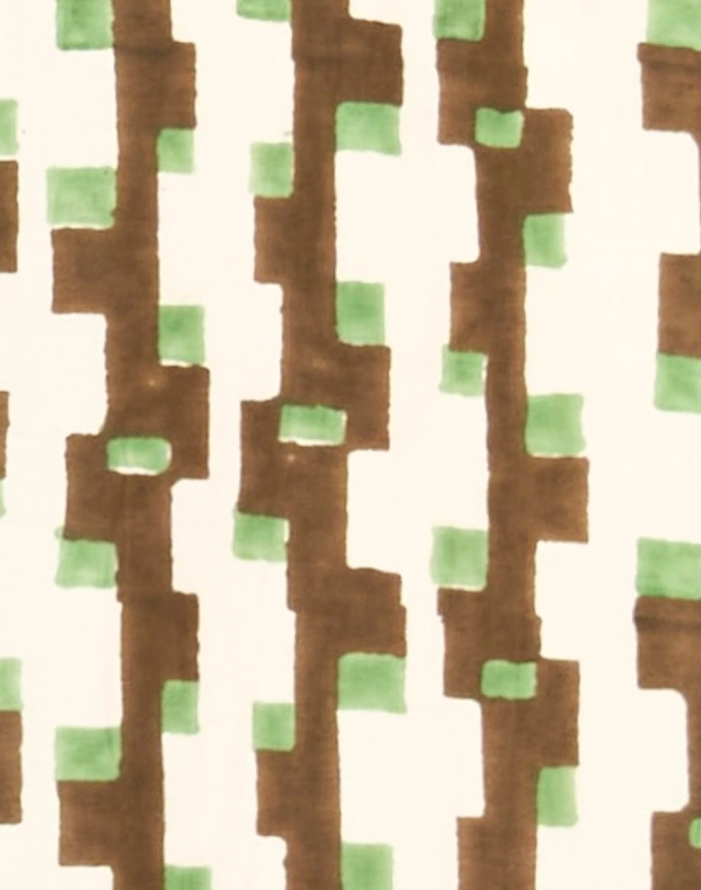 Janeiro Dress in Chocolate Mint Hopscotch
