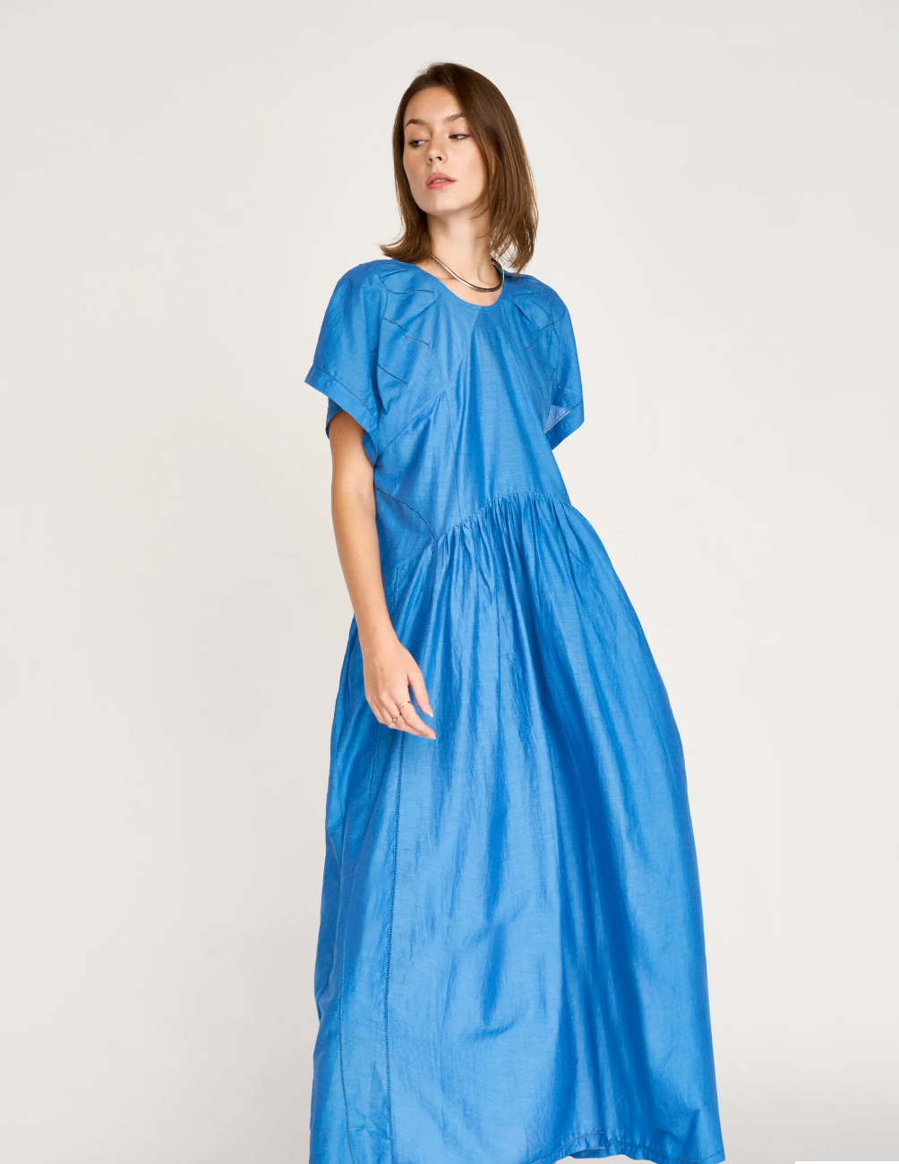 Shanghai Dress in Egyptian Blue