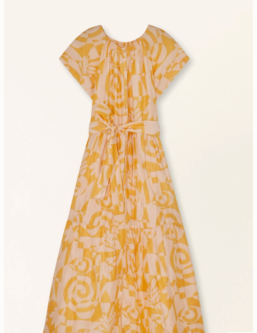 Vienna Maxi Dress in Orangesicle