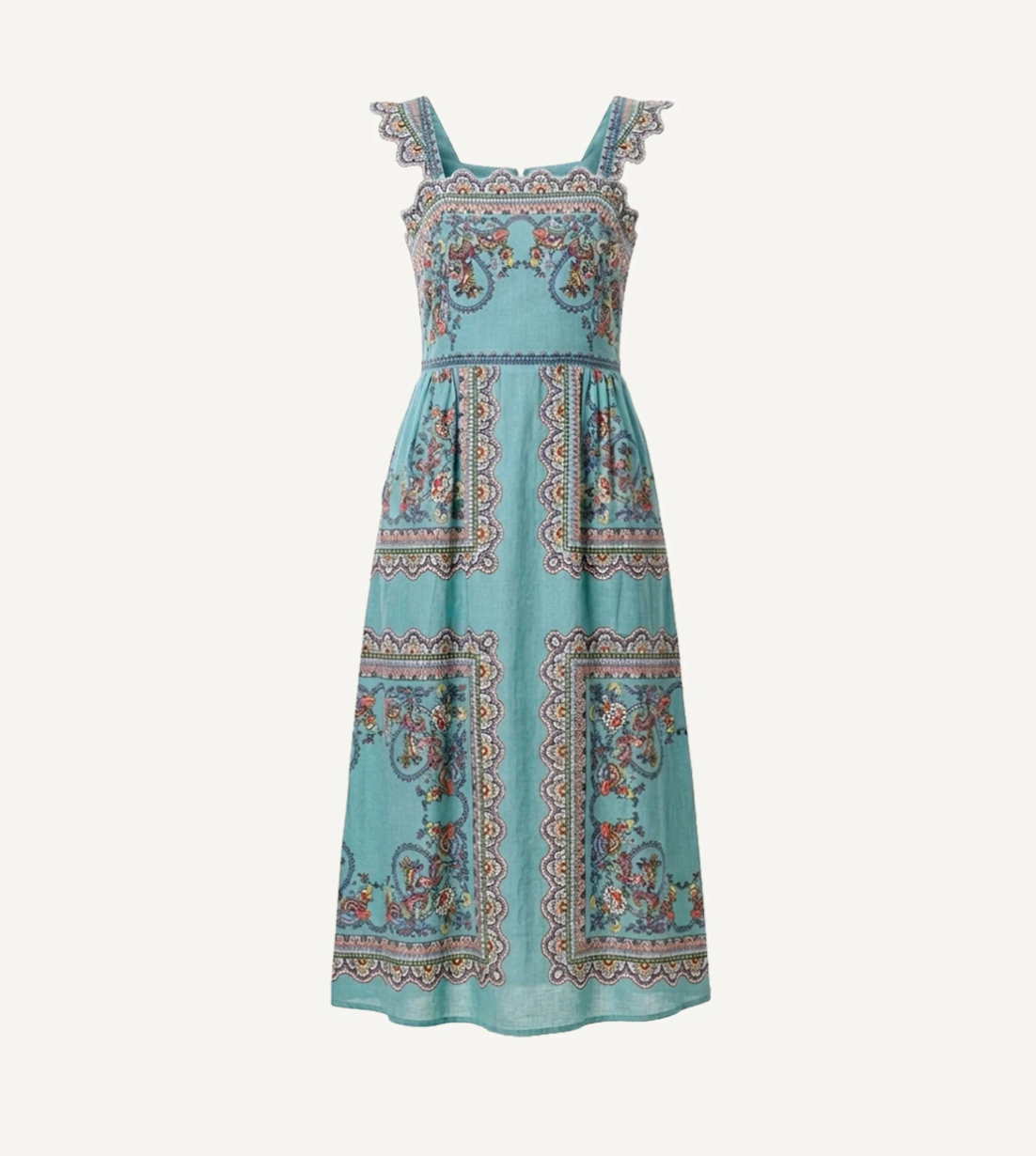 Veronique Ankle Dress in Bleura
