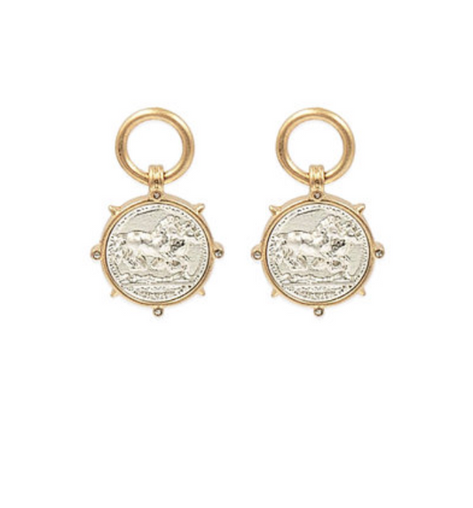 Pavel Coin Dangle Earrings