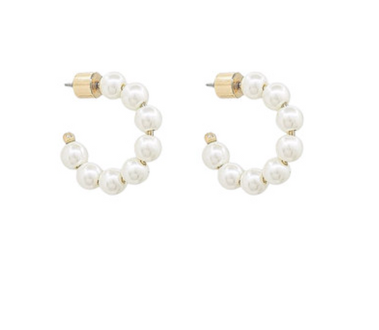 Pearl Hoops