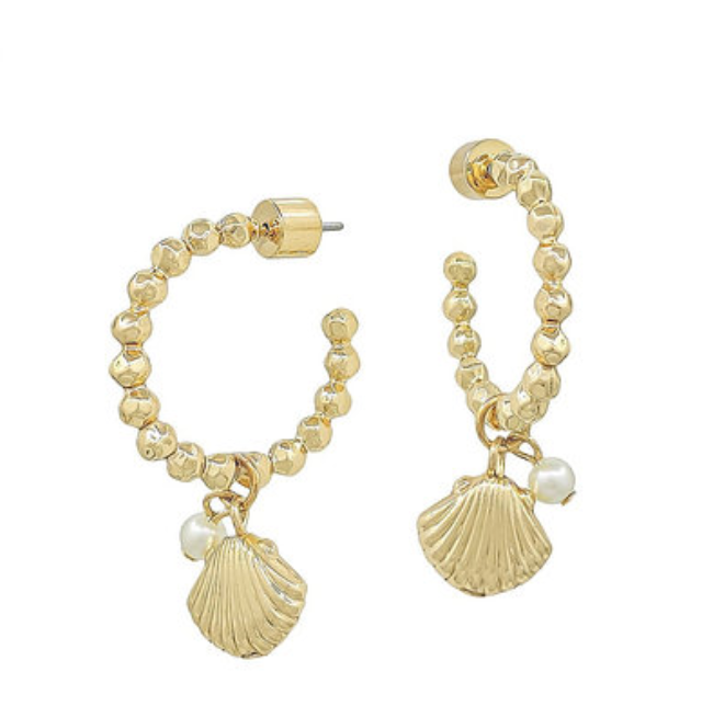 Shell & Linked Ball Hoops