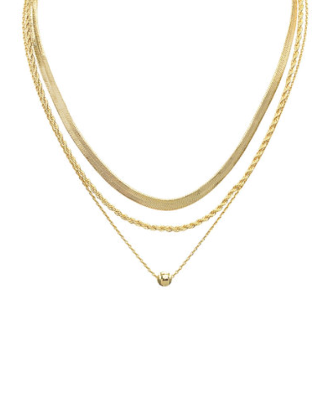 Layered Ball Necklace