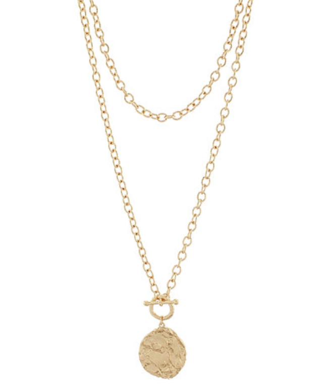 Coin Pendant Chain Necklace