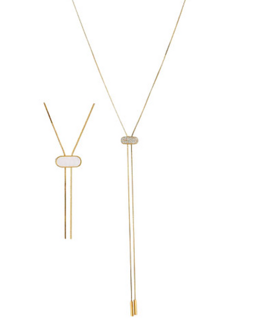 Pave Adjustable Necklace