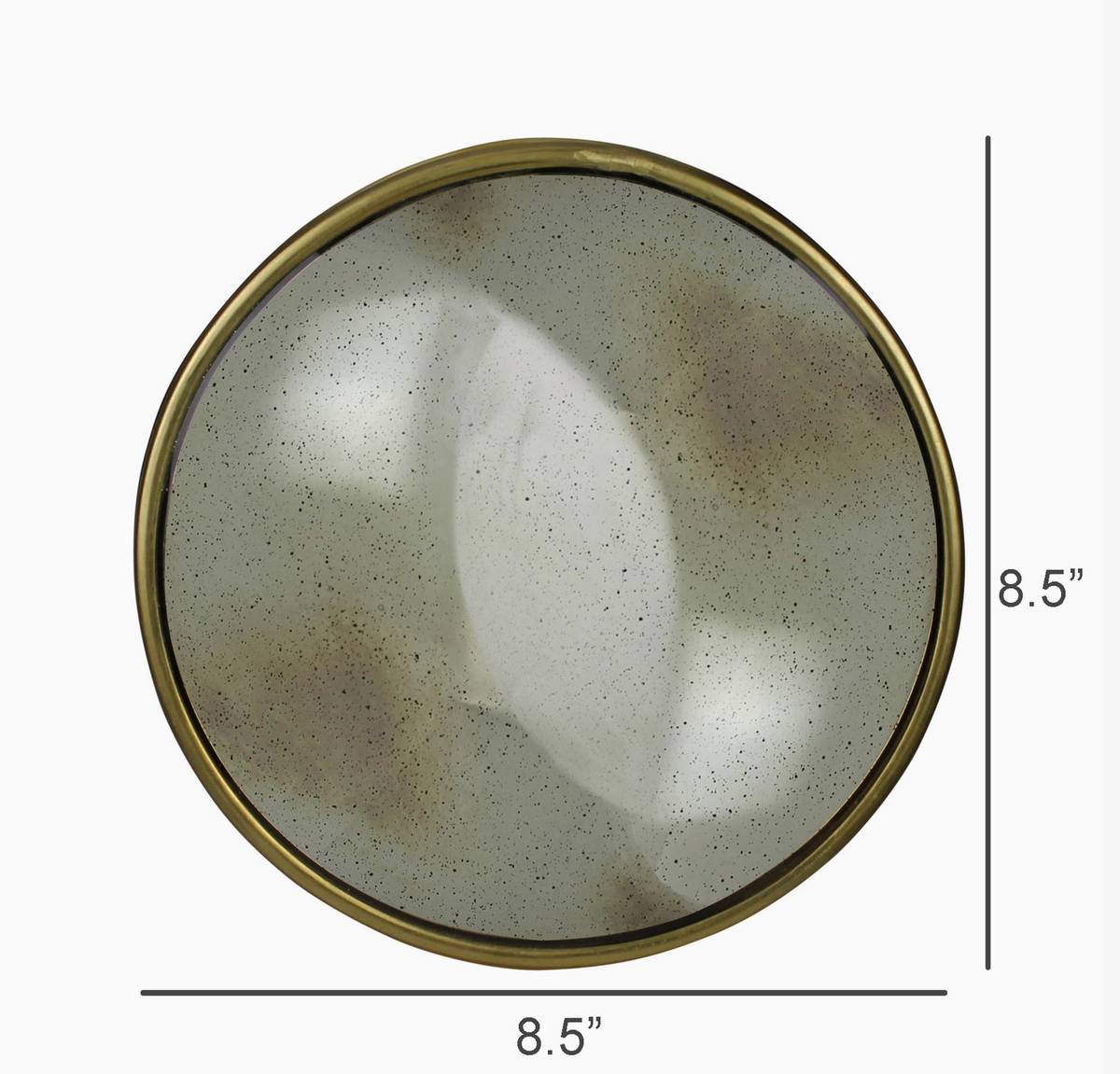 Brass Convex Mirror