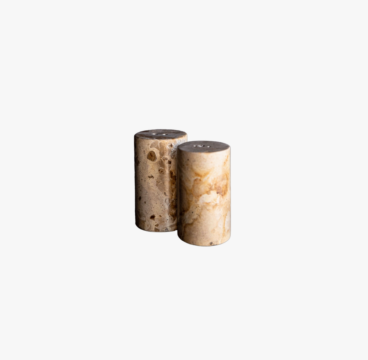 Chocolate Marble Salt & Pepper Shakers