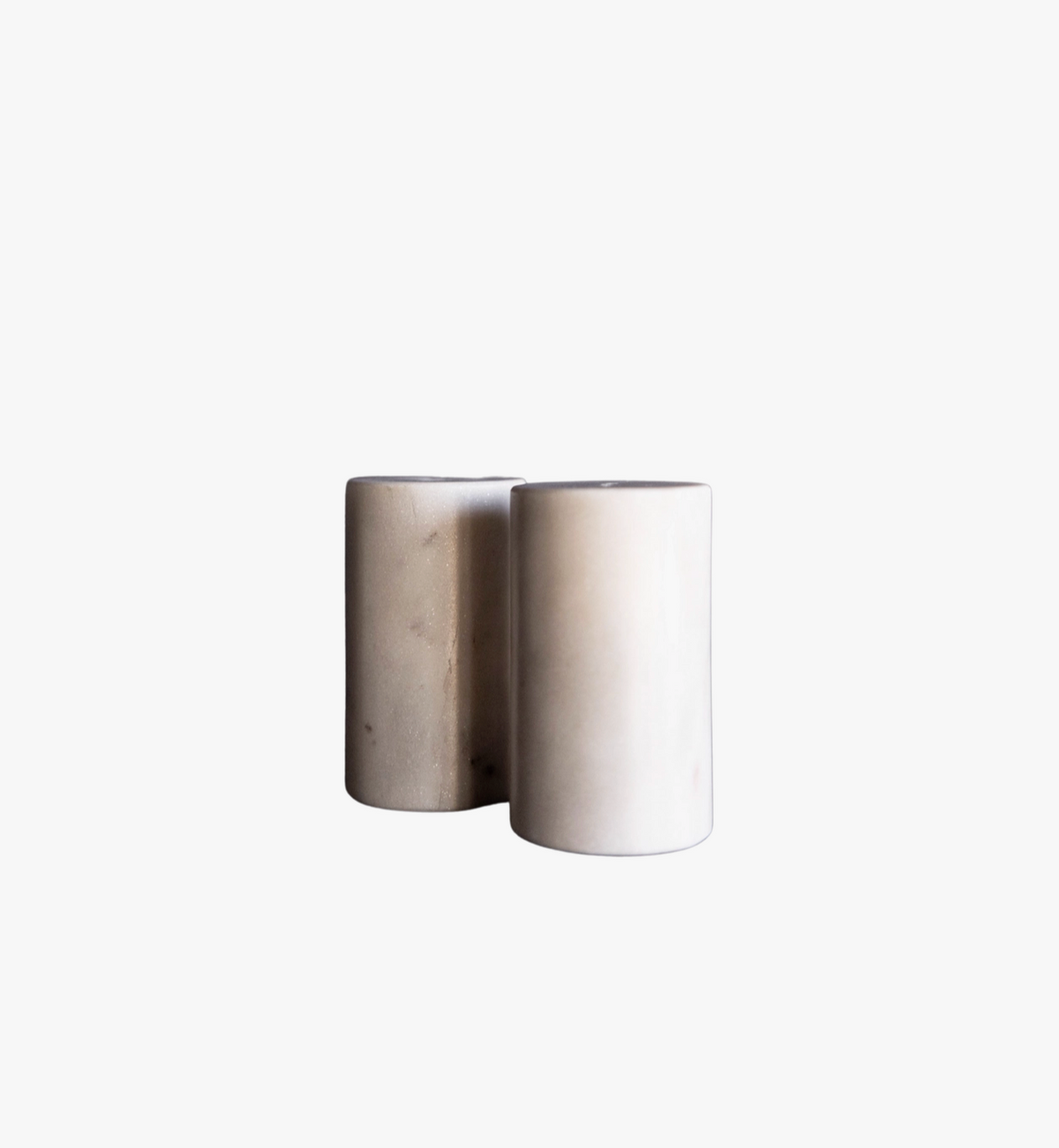 White Marble Salt & Pepper Shakers