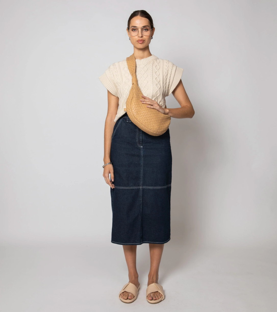 Gigi Cropped Sweater Vest