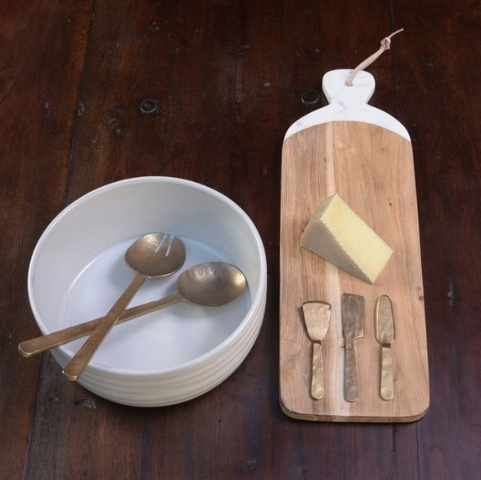 Ibsen Cheese Tools in Antique Brass