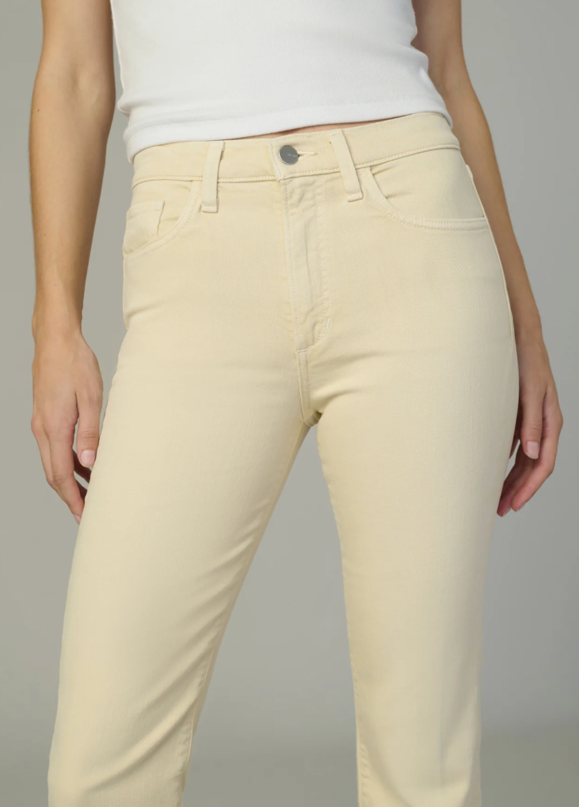 The Callie Cropped Bootcut in Creme Brulee