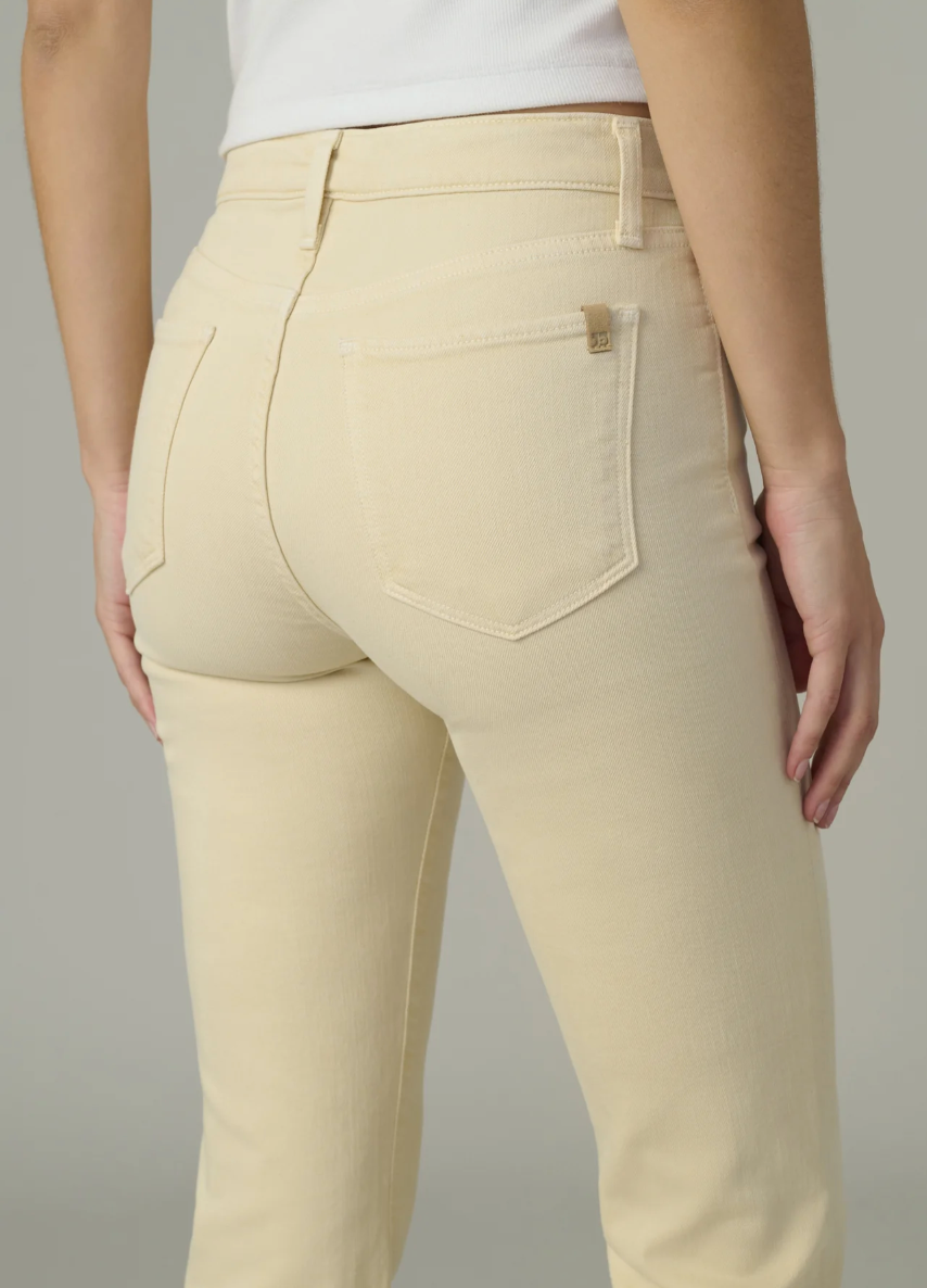 The Callie Cropped Bootcut in Creme Brulee