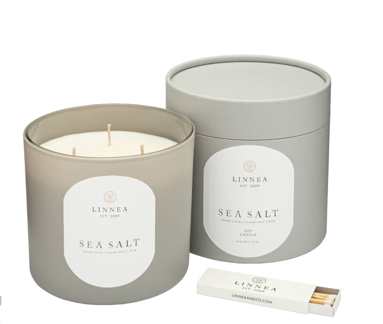 Sea Salt Grande 3-Wick Candle