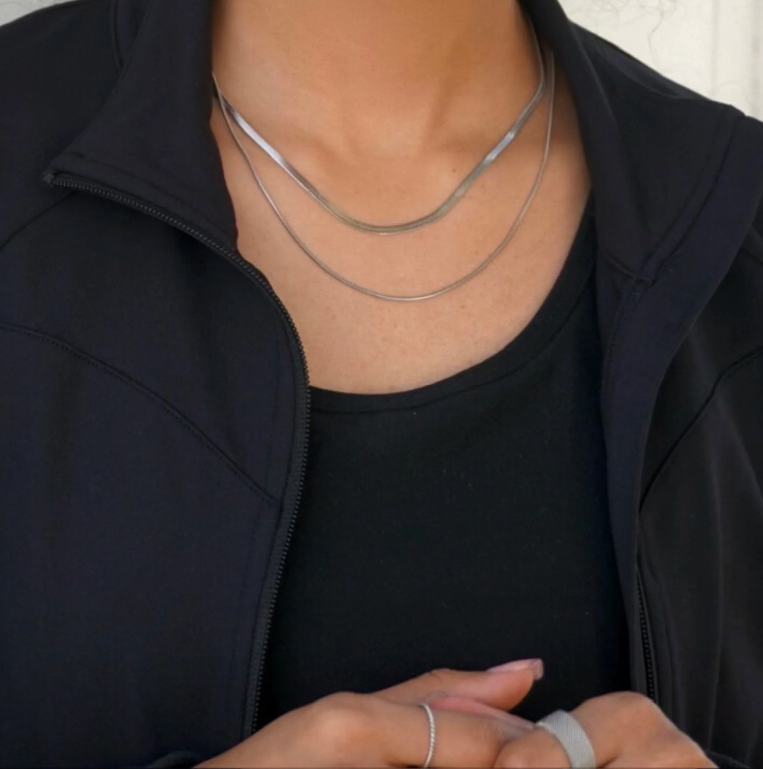 Cassia Double Chain Necklace