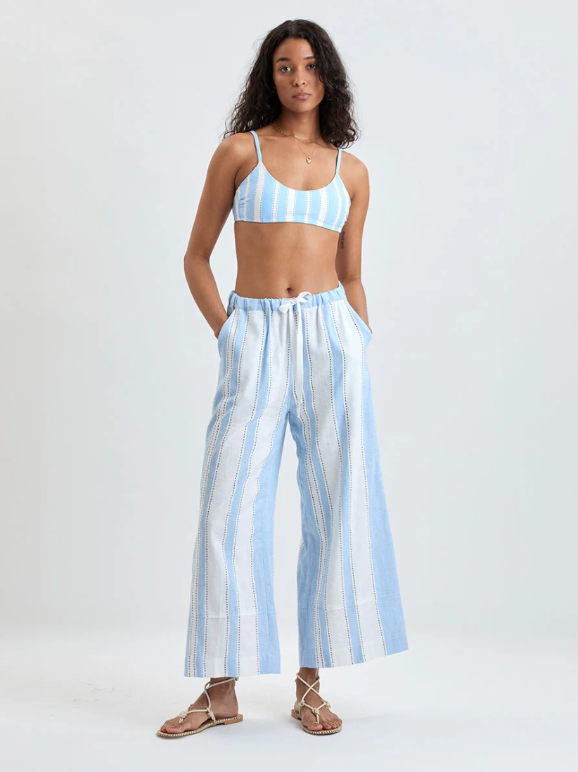 Desta Pants in Debre Sky