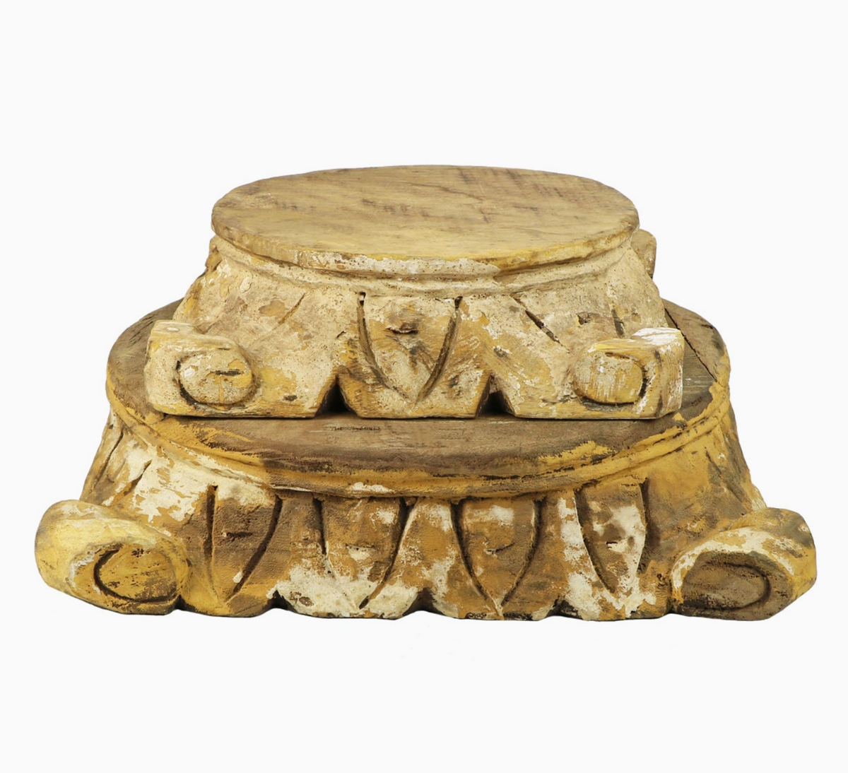 Carved Pillar Base
