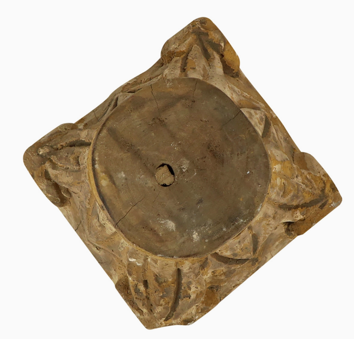 Carved Pillar Base