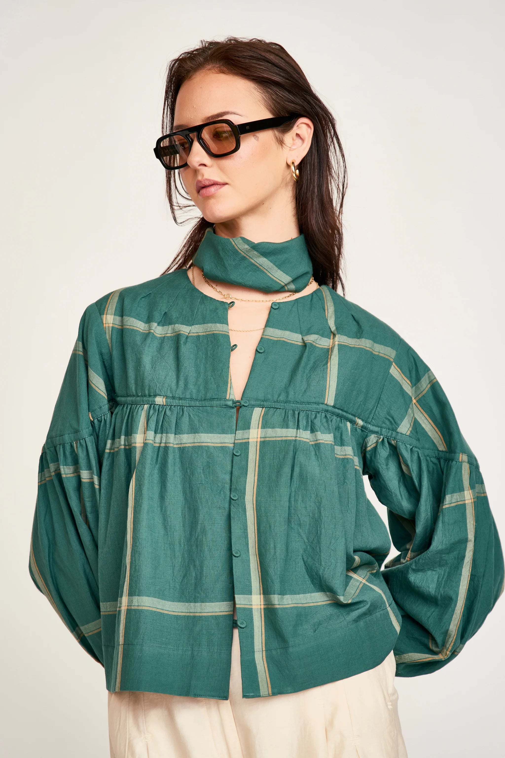 Silvertone Blouse